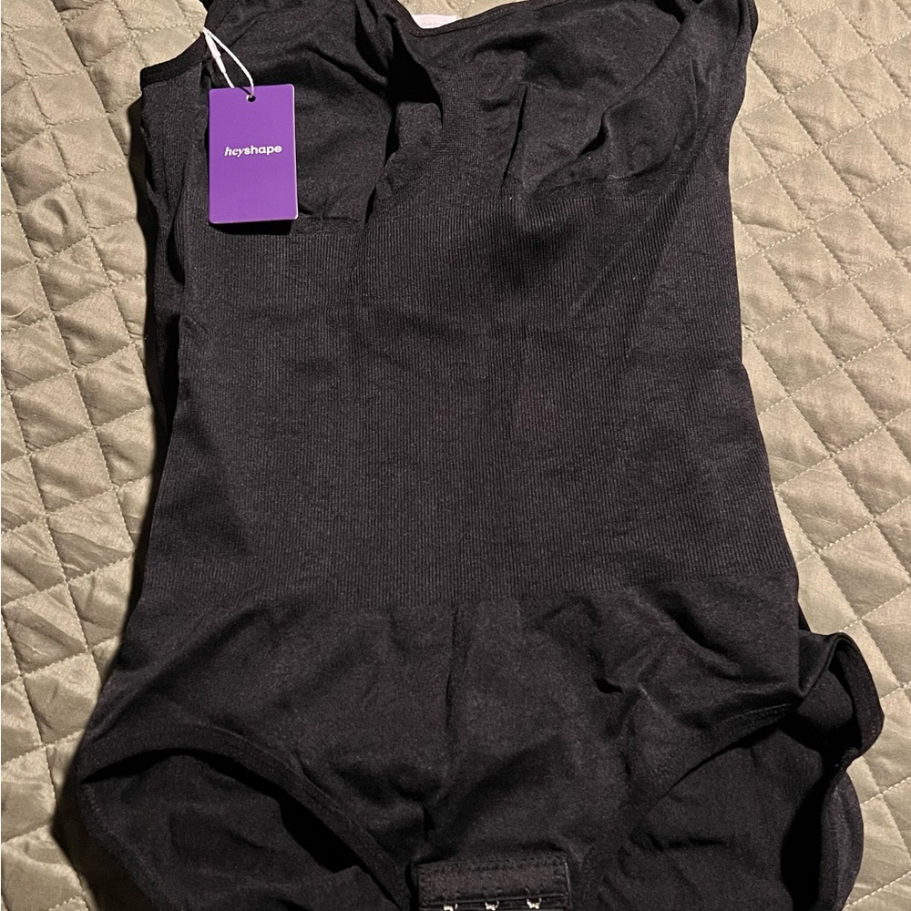 Heyshape Seamless Black Shapewear Bodysuit NWT